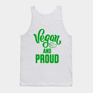 vegan and proud Tank Top